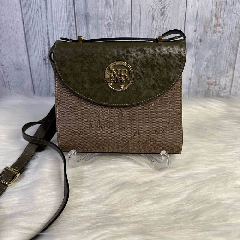 NINA RICCI mini crossbody bag in green
